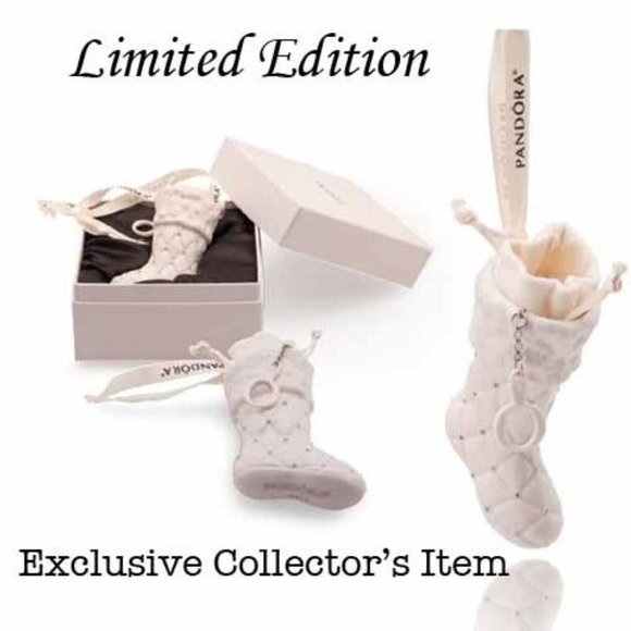 Pandora 2012 Porcelain Christmas Stocking Ornament - Picture 1 of 9